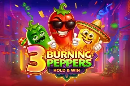 3 Burning Peppers: Hold and Win slot at Patrick Spins