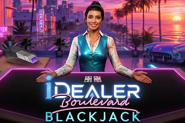 iDealer Boulevard Blackjack live game at Patrick Spins